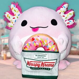 Snackles Series 2 Snackles Axolotl with Krispy Kreme Donut 18 Inches Of Cuteness